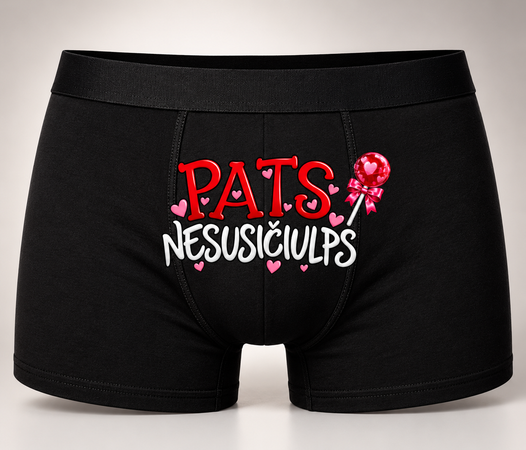Vyriškų apatinių dovanų dėžutė „Pats nesusičiulps“ | dovana jam !
